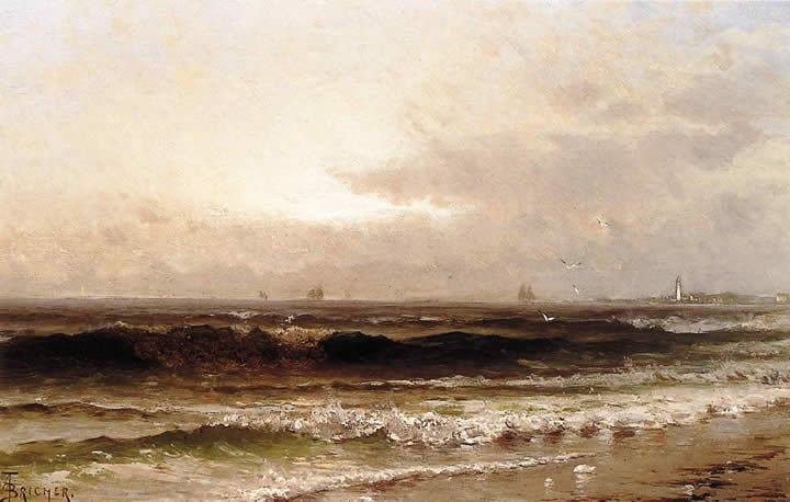Alfred Thompson Bricher Distant Beacon